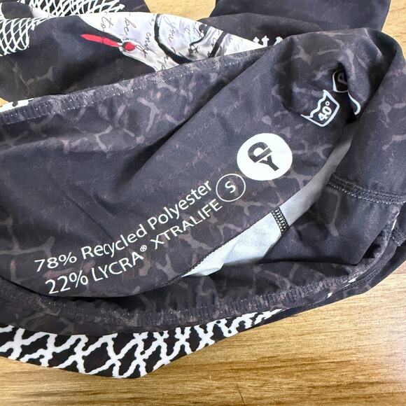 Yoga Democracy RGB Ruth Bader Ginsberg Leggings Womens Small Black Gym Stretch - Picture 11 of 12